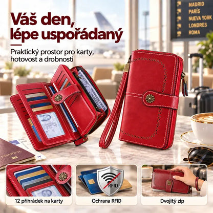 ✨Viacúčelová vintage peňaženka s ochranou proti krádeži
