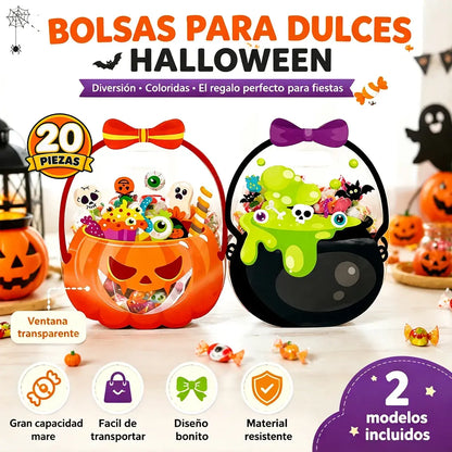 🎃🎁【1 sada za 20ks.】Cukrovinky, vrecká na občerstvenie – vhodné na každodenné použitie, sviatky aj ako darček