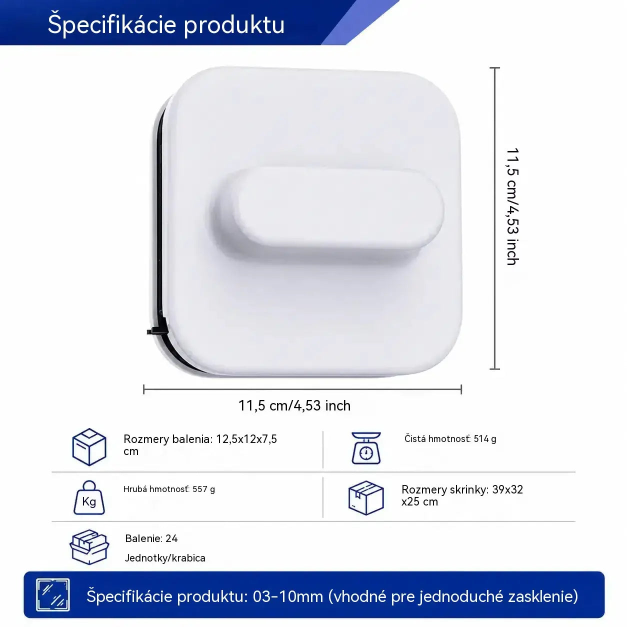 🏘️⚡Magnetický čistič okien: O 30 % väčšia čistiaca plocha. Dvojité čistiace špongie + špachtľa: perfektné výsledky jedným ťahom! 🧊🌀