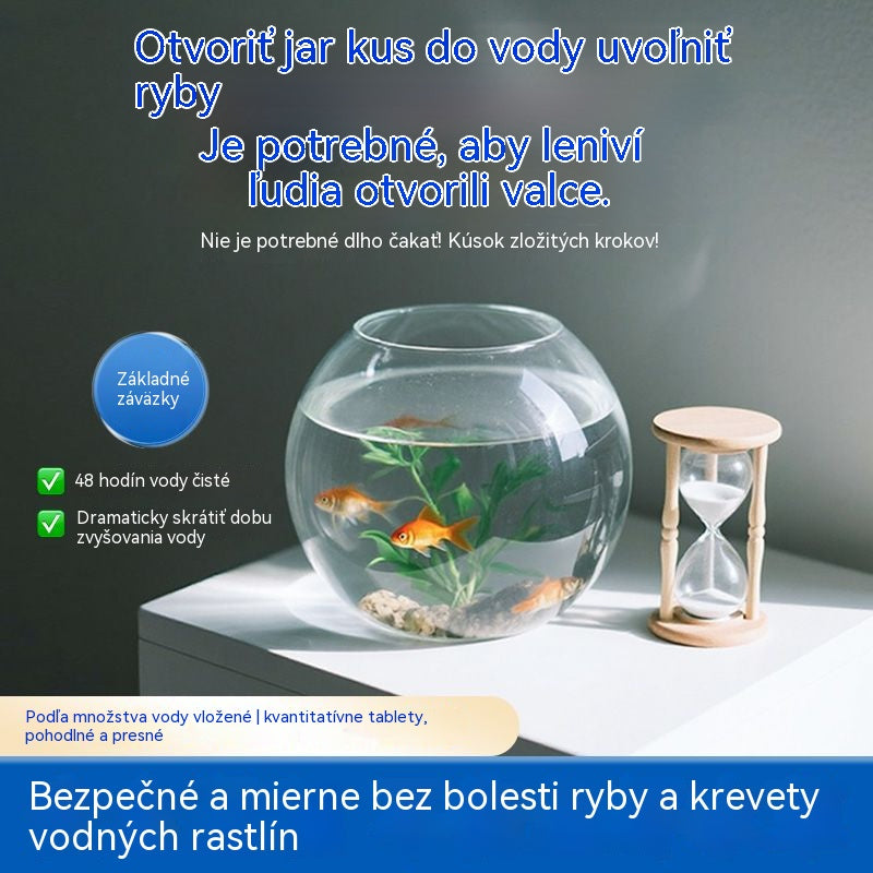 🐟【Kúpte 1 a získajte 1 zadarmo】💧 Šumivé tablety na čistenie akváriovej a jazierkovej vody🔥