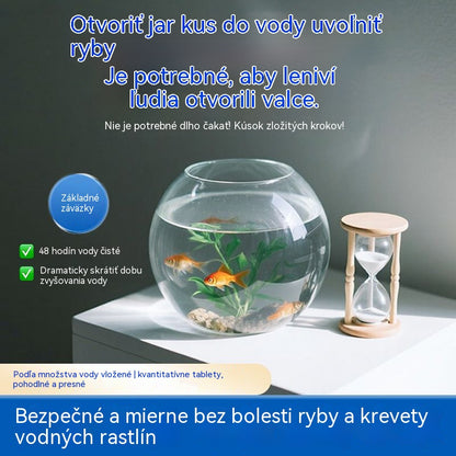 🐟【Kúpte 1 a získajte 1 zadarmo】💧 Šumivé tablety na čistenie akváriovej a jazierkovej vody🔥