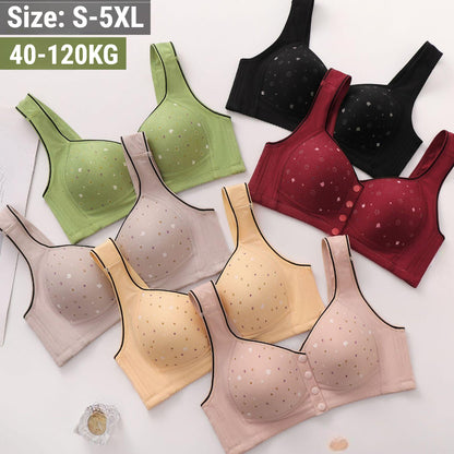 😍 ❤️【Časovo obmedzená ponuka - 50% zľava】【Sada 3 kusov】 Dámska podprsenka bez kostíc z prírodnej bavlny 【40-120 kg】