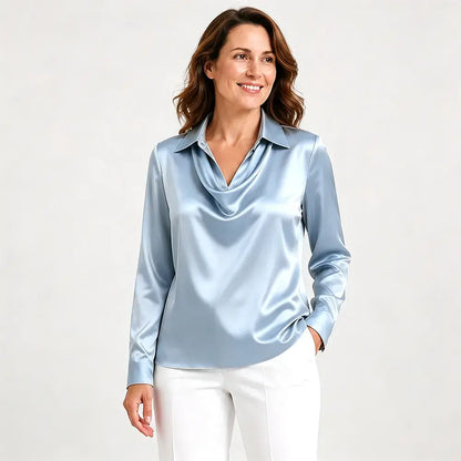 ✨【50% zľava po obmedzenú dobu】【S-3XL】【40-100 kg】Elegantná dámska košeľa s potlačou a golierom
