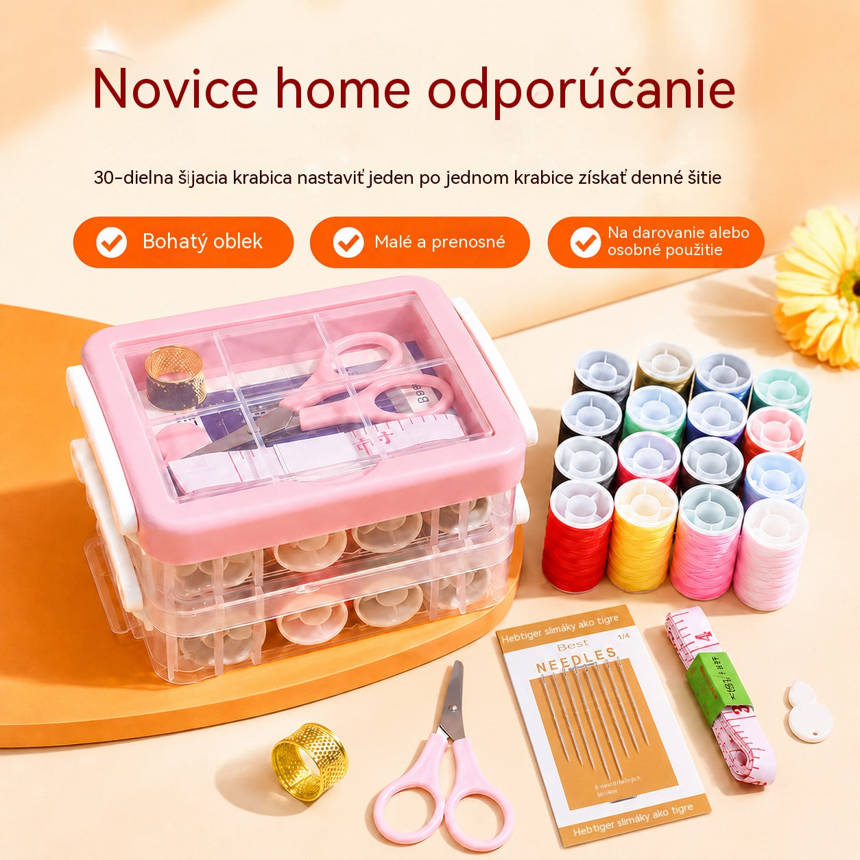 【Kúp 1, získaj 1 zadarmo】🧵30-dielna sada šijacích súprav