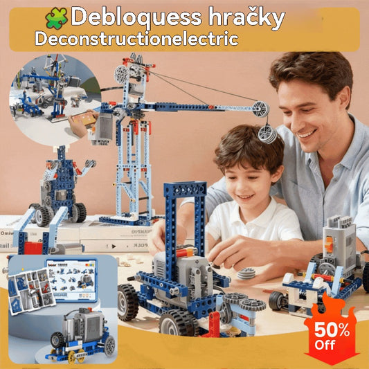 🔥【396 dielikov】🎢🧩Elektrická stavebnica