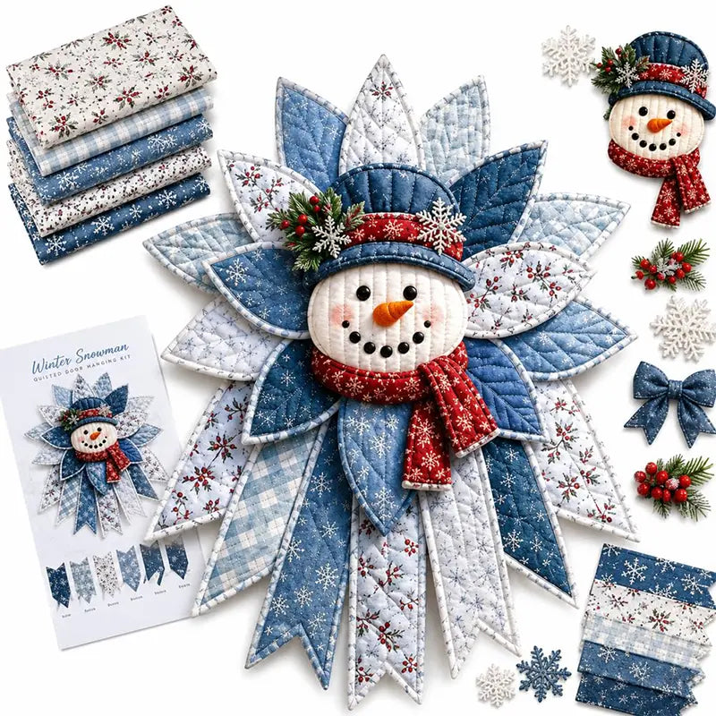 🎇🎄Sada na šitie prešívaných vianočných závesov na dvere (7 dizajnov)