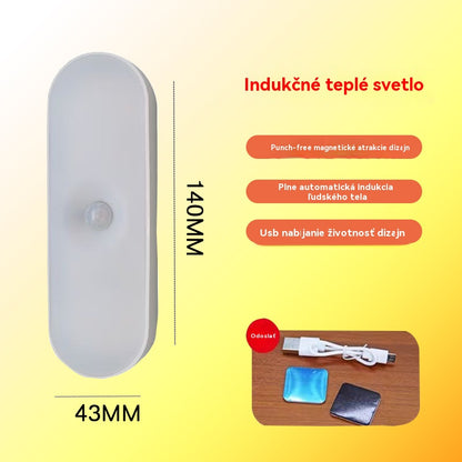 🏡💡【Kúp 1, dostaneš 1 zadarmo】Inteligentné LED svetlo so snímaním ľudského tela, ľahko sa nabíja a je praktické