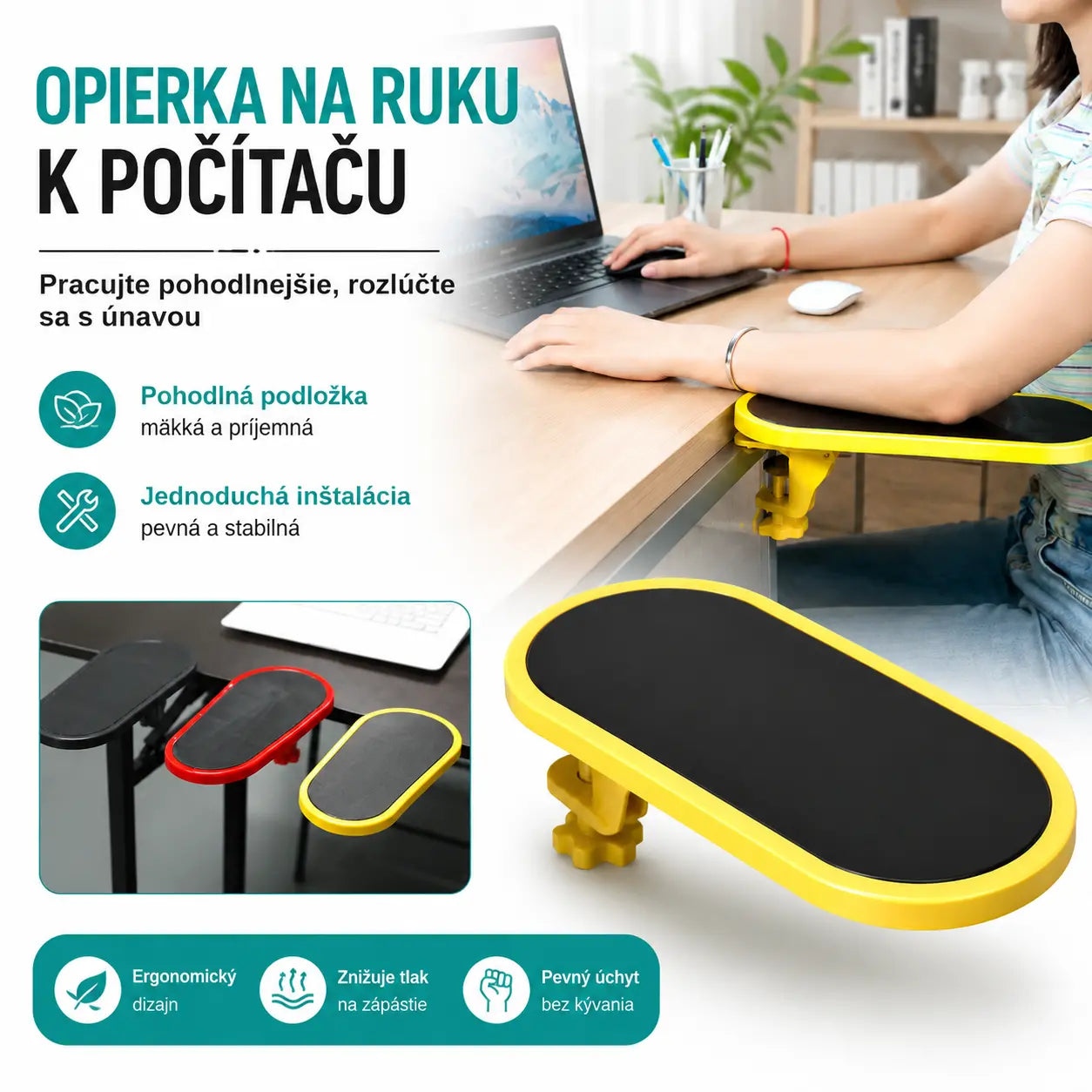✨🔥【Kúpte 1, dostanete 1 zadarmo】Podložka pod ruky na stôl