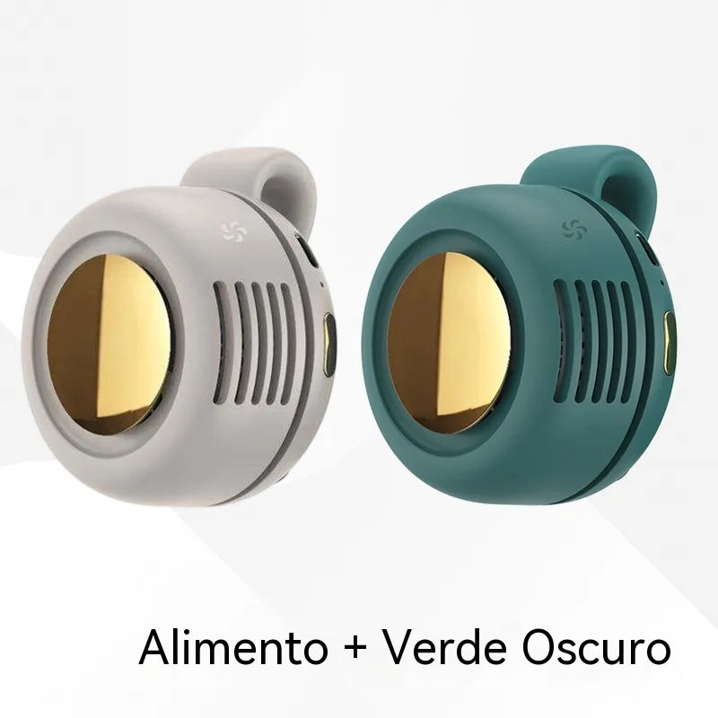 【2 kusy】 Prenosný mini ventilátor s klipom na oblečenie, nastaviteľná rotácia o 360°, ultratiché chladenie, prirodzené a zdravé prúdenie vzduchu, nabíjateľný cez USB
