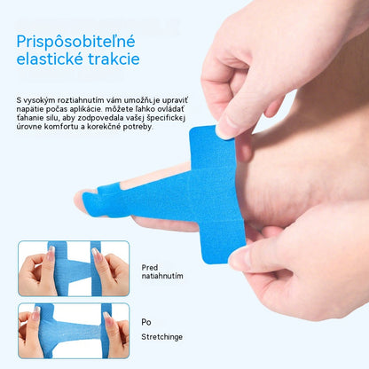 ✨👍【50 kusov - 26 eur】Flexibilný chránič prstov, podporná náplasť na popáleniny, športová bandáž odolná proti oderu