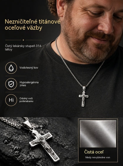 ✨Jemný nadčasový elegantný krížový náhrdelník