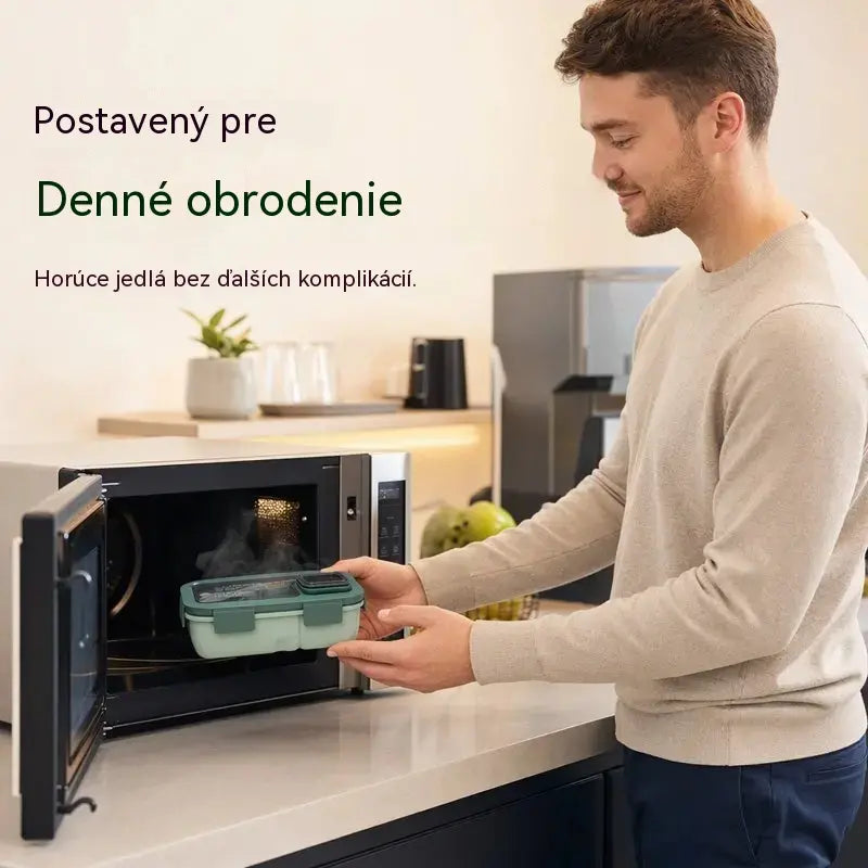 📢🍱 Odporúčaný produkt | Obedár vhodný do mikrovlnnej rúry s priehradkami
