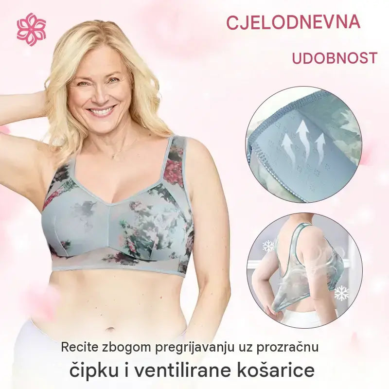 👙【Set od 3 dijela】❄️Vrhunski grudnjak s potporom - dizajn bez žice, mekan i udoban
