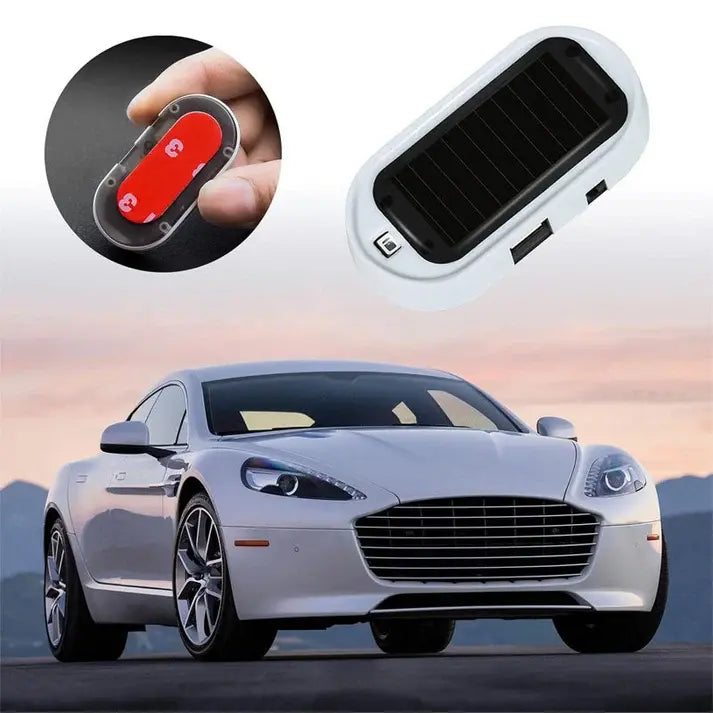📢🚗 2 kusy 20 eur ⏰ Solárna LED lampa proti krádeži s blikajúcim svetlom