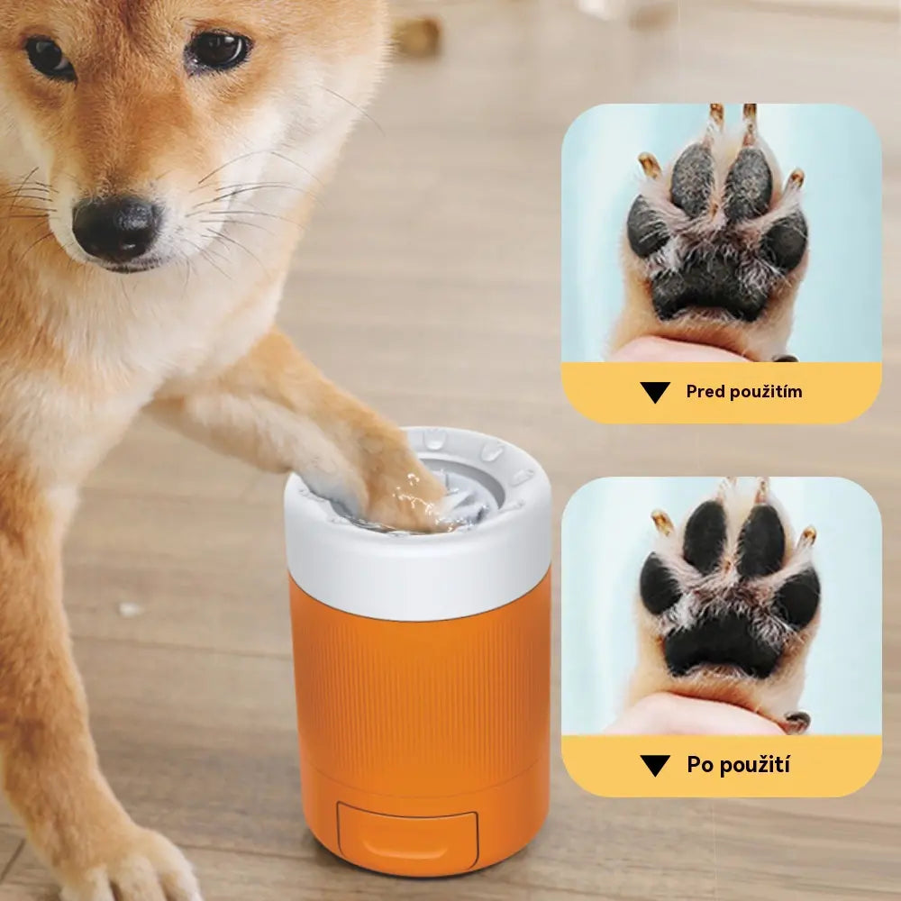 🐶🐱Pohár na kúpanie labiek domácich zvierat, nástroj na starostlivosť o labky psov, inteligentný automatický nástroj na kúpanie labiek.