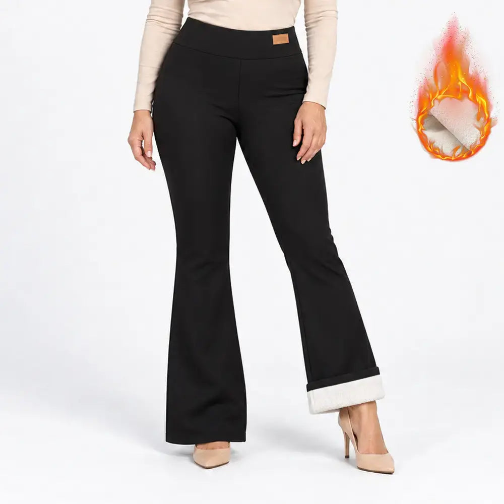 👖🌟【S-2XL】Tvoje nohavice s rúrkovými nohavicami a podšívkou z ovčej vlny – sú zároveň teplé aj pekné!