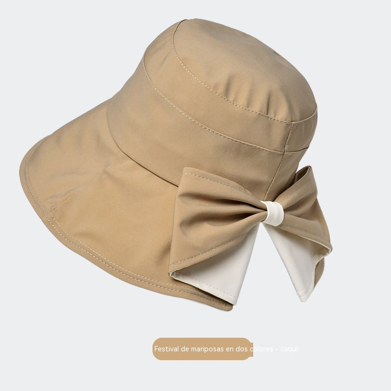 🎀🎀 50% zľava 👒 | Retro klobúk s mašľou: Skladací a priedušný, letná nevyhnutnosť.