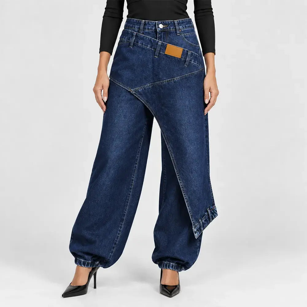 👖【XS-3XL】Štýlové a pohodlné džínsy so širokými nohavicami ✨💞