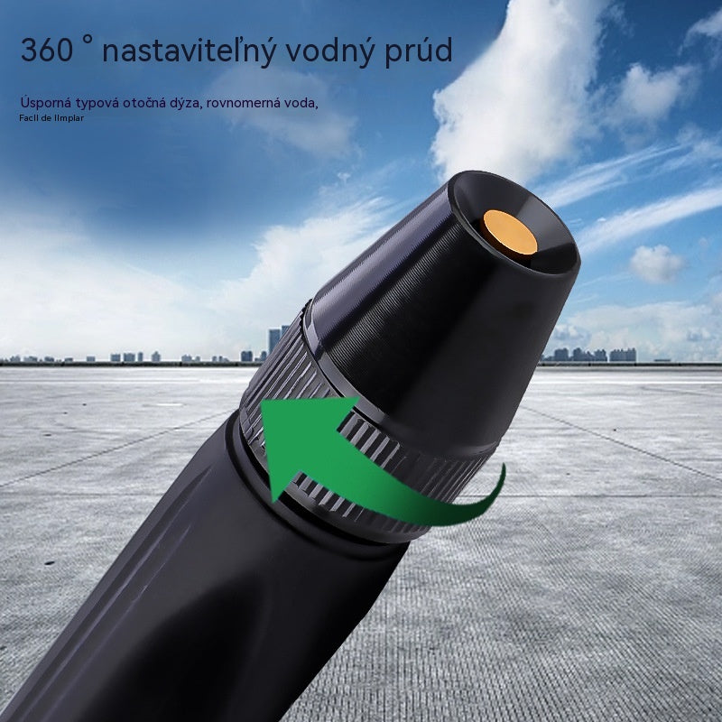 🚿【4 položky】💧 Vysokotlaková vodná pištoľ: Umývanie auta, záhrada, 10-krát vyšší tlak, viacero režimov ⚡