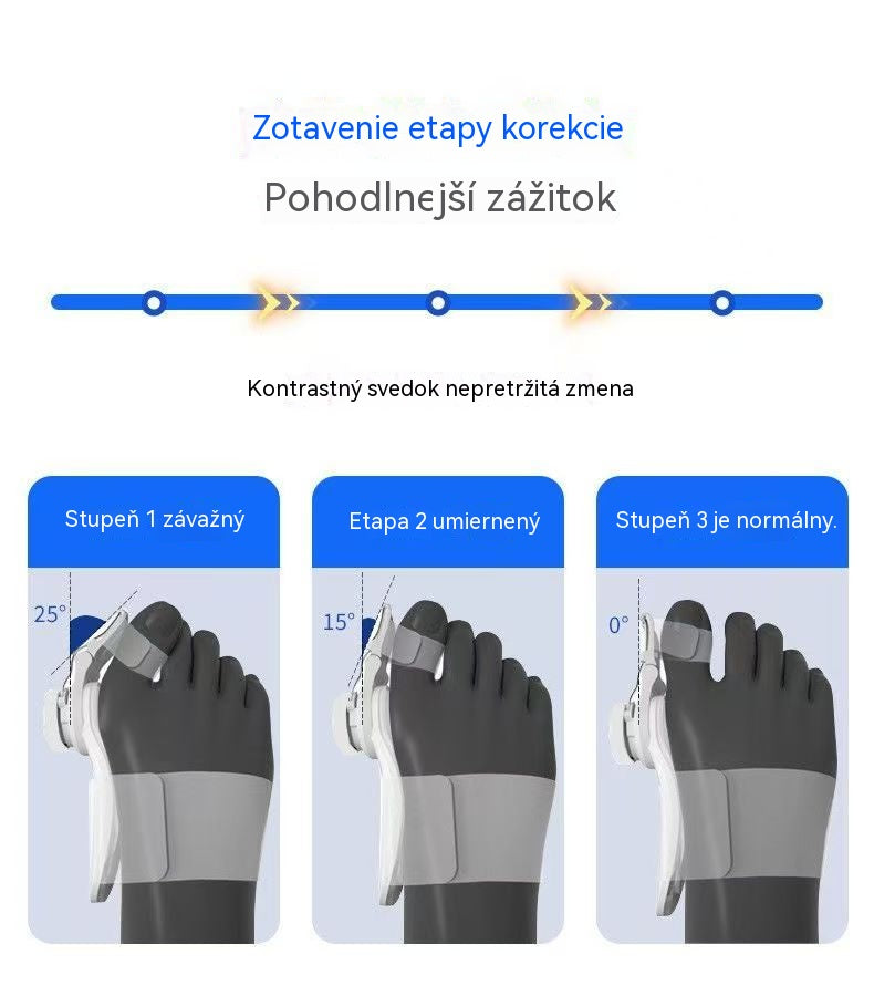 👍Nastaviteľný korektor pre palce na nohách, pre hallux valgus