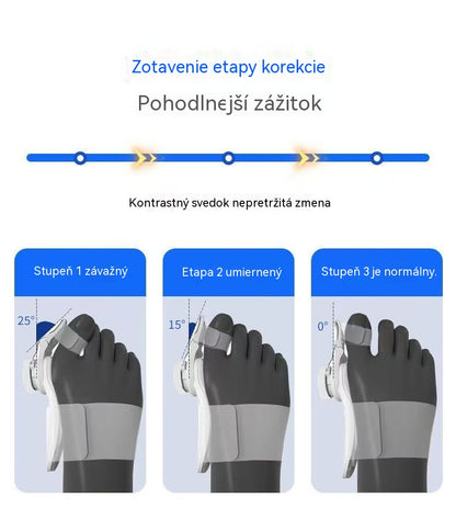 👍Nastaviteľný korektor pre palce na nohách, pre hallux valgus
