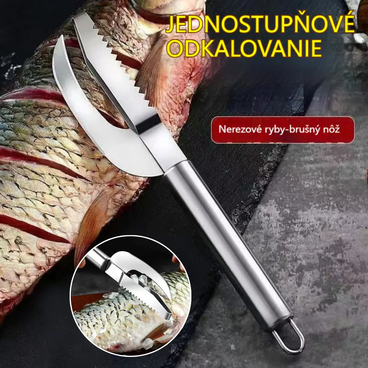 🍲🐟【Kúpte 1 a získajte 1 zadarmo】Multifunkčná škrabka na rybie šupiny 3 v 1