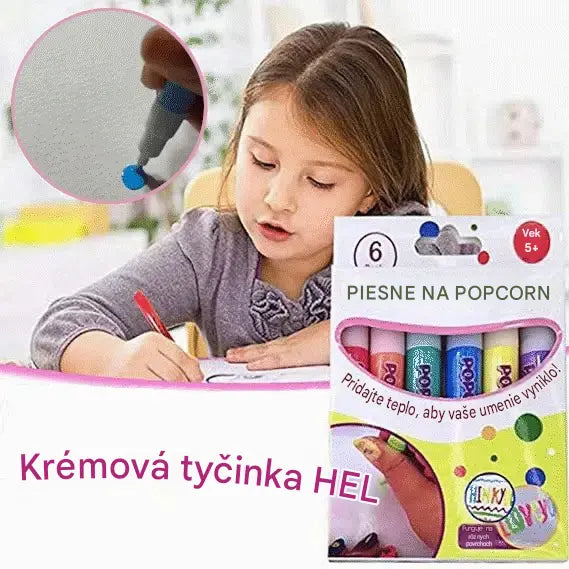 🎁【Kúp 1 a získaj 1 zadarmo】3D tlačiarenské pero pre deti: Kreslenie bublín z popcornu (DIY)
