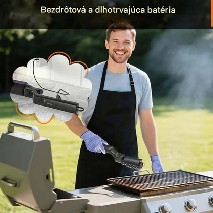 📢📢Elektrický čistič grilov – Rýchlo odstraňuje mastnotu a špinu!