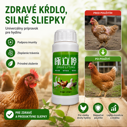 【Kúp 1, získaj 1 zadarmo】Liečba všetkých chorôb sliepok ✅ Klovanie peria, prstov na nohách alebo zadku sliepok ✅ Klovanie vajec sliepok ✅ Podvýživa hydiny ✅ Doplnok vápnika pre hydinu ✅ Všeobecná medicína pre hydinu