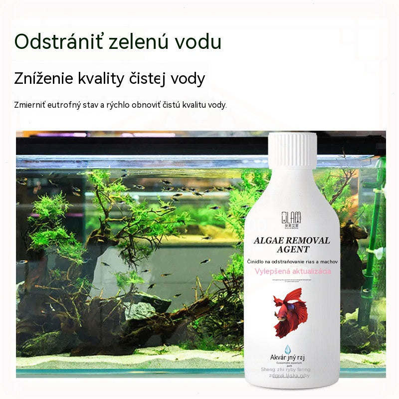 🐠✨Odstraňovač rias a nitrifikačných baktérií špecificky určený pre akvária