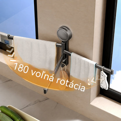 🧴 Jednoducho si usporiadajte veci – Držiak na uteráky s prísavkou