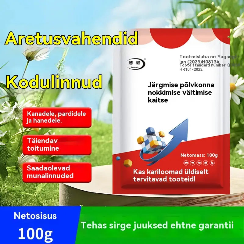 🐔【Osta 1, saa 1 tasuta】🐓Veterinaarne mikroelementide toidulisand nokkimise vastu, sobib kanadele, partidele, hanedele ja neile 🐣, kes nokivad ventilatsiooniava, sulgi või mune.