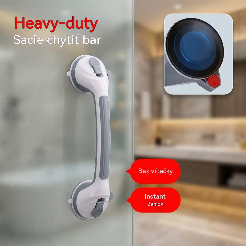 🛁 Okamžitá podpora bez vŕtania – Odolná prísavka (umývateľná, nepoškodí stenu) – Platba na dobierku 🦾