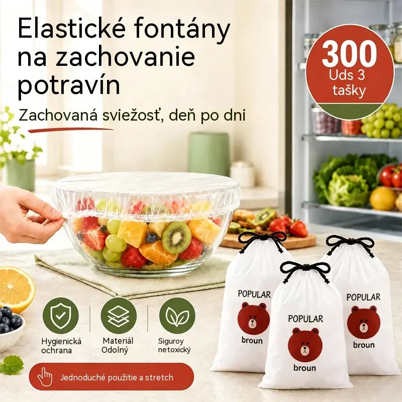 🔥(300 kusov) Len 22 eur🍽️Extra veľký, hrubý, antibakteriálny plastový obal vhodný do potravín