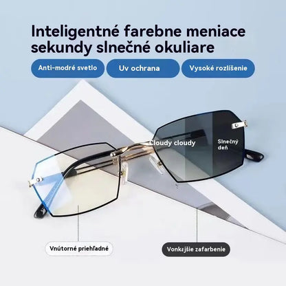 ✨🕶【Kúpte 1 a získajte 1 zadarmo】Nové inteligentné fotochromatické okuliare na čítanie pre mužov a ženy, okuliare blokujúce modré svetlo