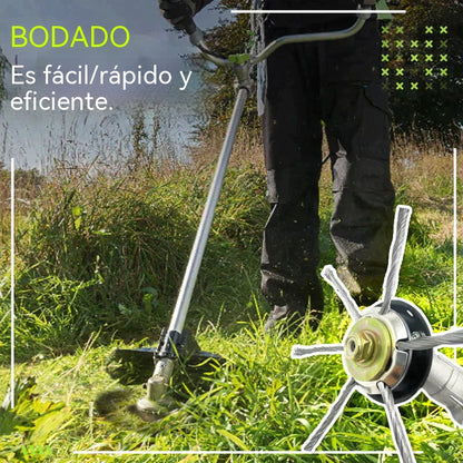 【Compra 1 y llévate 1 gratis：2 piezas】 Cabezal de corte reemplazable para cortacésped/desbrozadora - cabezal de corte de acero para cortar césped