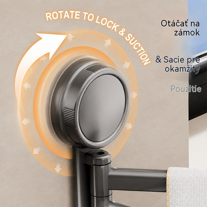 🧴 Jednoducho si usporiadajte veci – Držiak na uteráky s prísavkou