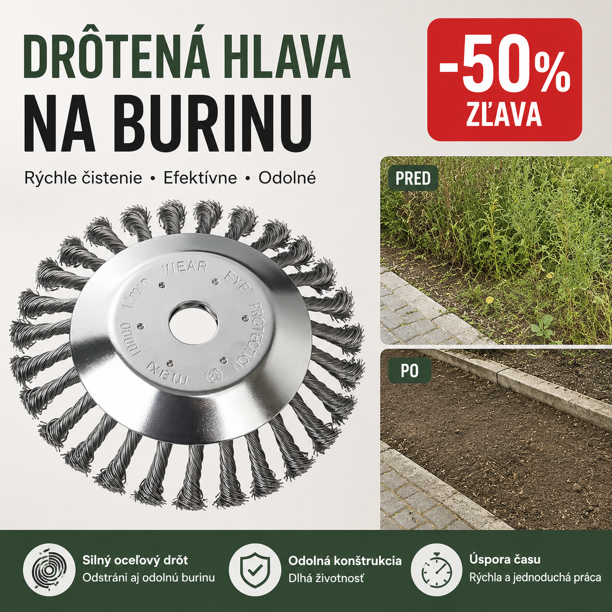 🥳💥✨Nože kosačky na trávu - Rýchla a jednoduchá výmena bez náradia, univerzálne kompatibilné. Hladká prevádzka, bez zamotania, šetrí čas a námahu. Ideálne na starostlivosť o trávnik. 🛠️✅
