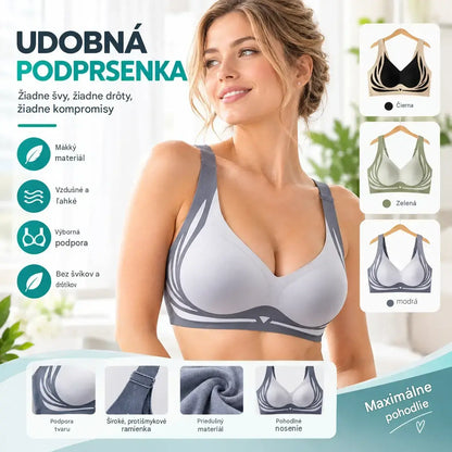 【50% ZĽAVA】😍【Balenie 3 ks】Dámska podprsenka bez kostic ❤️【40-85 kg】
