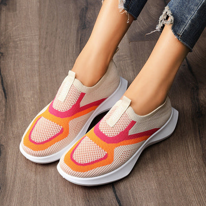 👟 Vkročte do sveta ľahkého pohodlia – Dámske priedušné nazúvacie tenisky s polstrovanou podrážkou 💨