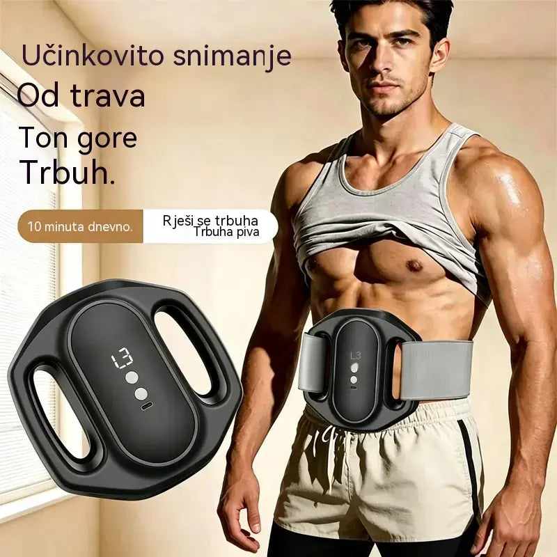Uređaj za sagorijevanje masnoća na trbuhu i masažu - podesivi električni pojas za trbuh i struk, jačanje mišića, uklanjanje pivskog trbuha