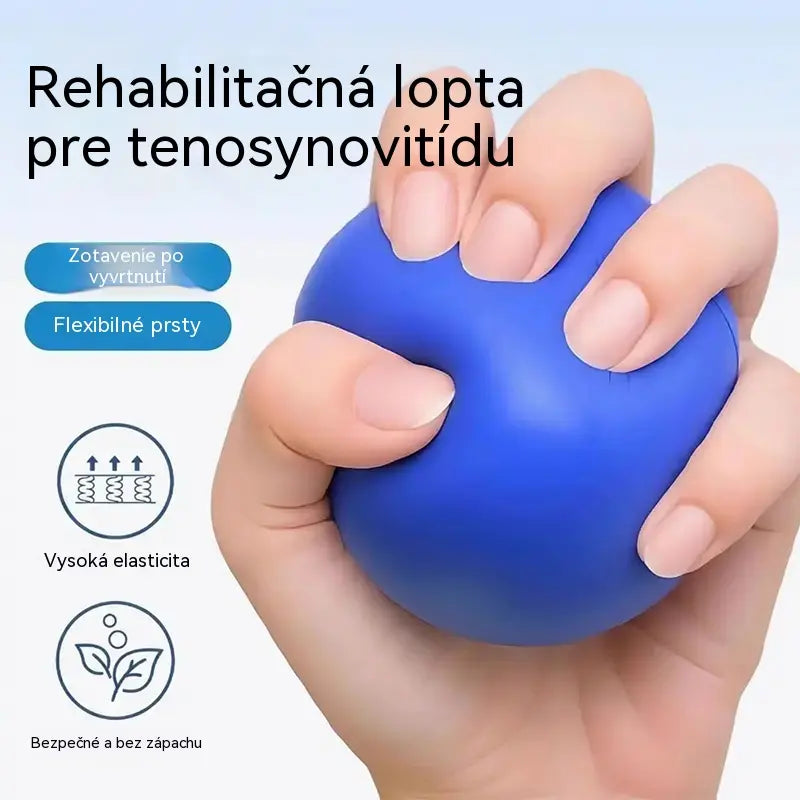 🌞✨Ortopedická lopta na regeneráciu prstov a rúk s fixačnými krúžkami, pomôcka na posilnenie sily a mobility pre seniorov alebo po mŕtvici