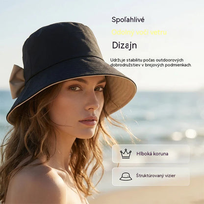 🎀🎀 50% zľava 👒 | Retro klobúk s mašľou: Skladací a priedušný, letná nevyhnutnosť.