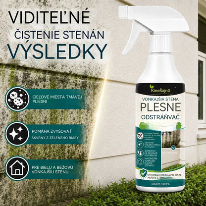 ✨【120 ml + uterák】Sprej na čistenie škvŕn od plesní a rias na vonkajších stenách