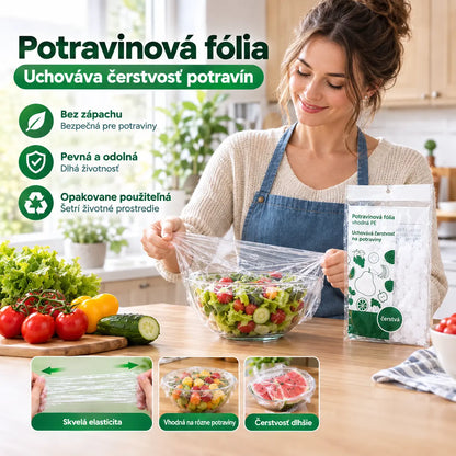 🔥🔥【500 kusov v balení】-- 22€【Posledná akcia: 50% zľava】✨500 listov opakovane použiteľnej, flexibilnej potravinárskej fólie