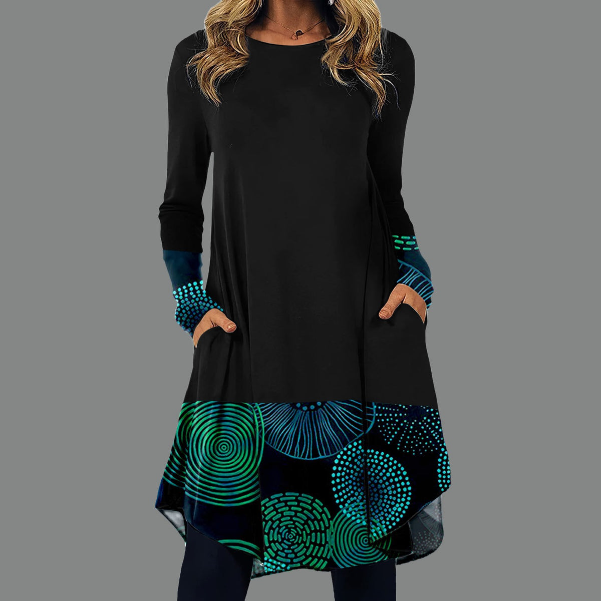 👗🍁【S-5XL】Dámske etnické módne ležérne šaty