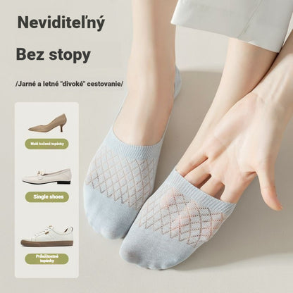✨【1 sada za 8 párov】🧦Dámske ponožky s priedušnou sieťovinou