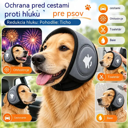 🎧🦮Časovo obmedzená ponuka: Kúp 1, druhý získaš zadarmo (sada 2 kusov)! Chrániče sluchu pre psov – tlmia hluk a pomáhajú pri úzkosti!