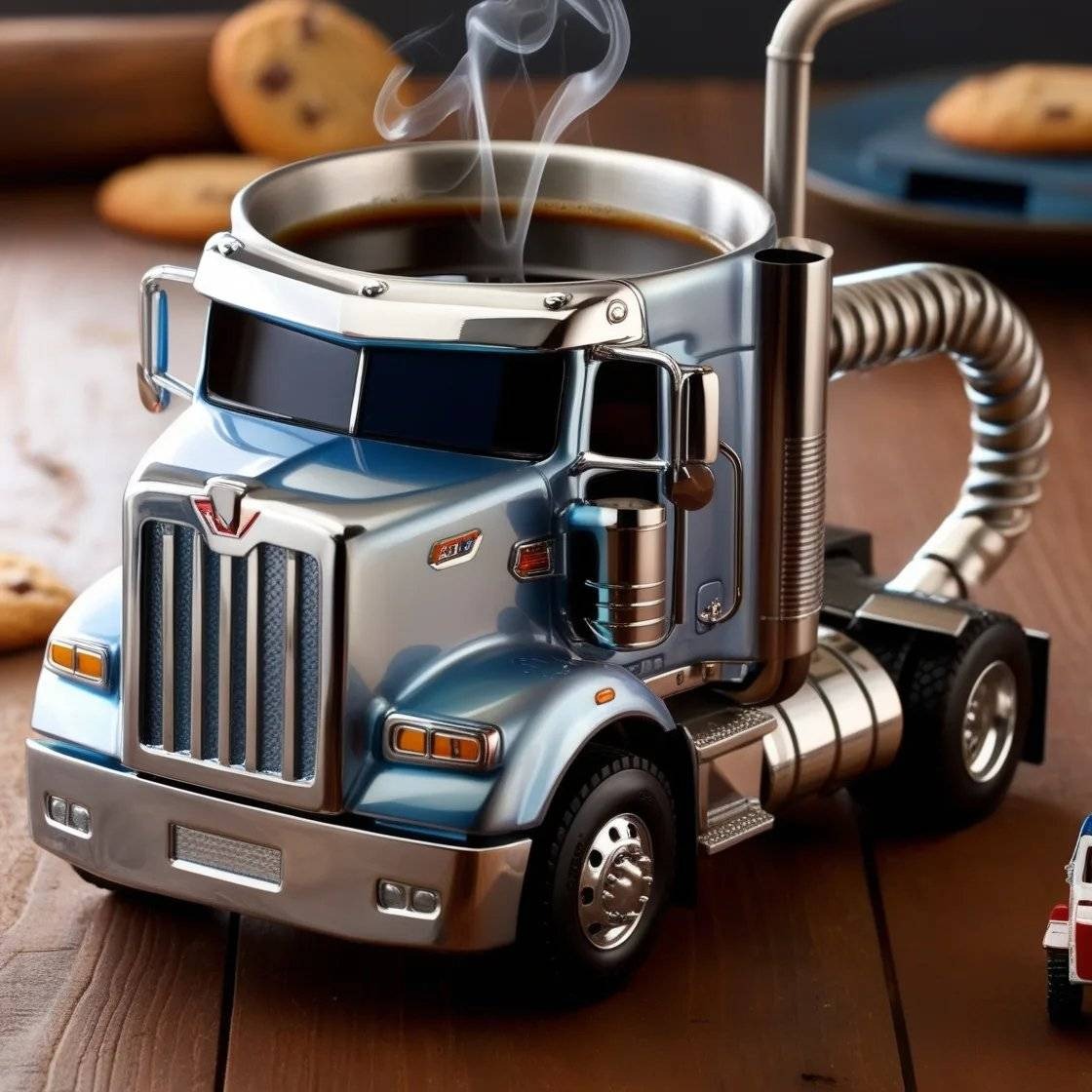 🚛 Ručne vyrobené kávové šálky pre kamióny