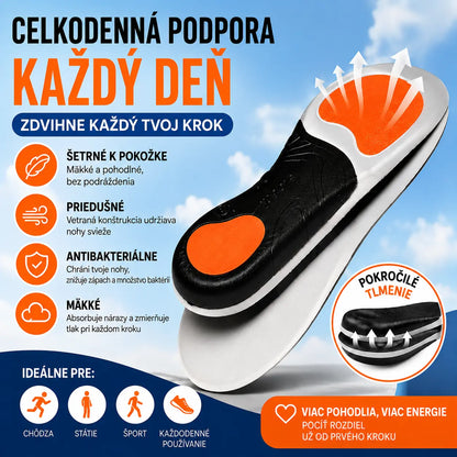 🔥【Kúpte jeden a druhý dostanete zadarmo】👣【Veľkosti 35-46】⚡ Ortopedická športová vložka s podporou klenby – plné odpruženie, maximálne pohodlie
